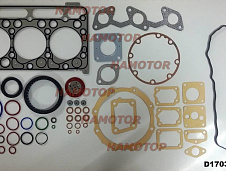 Ремкомплект двигателя KUBOTA D1703. D1462. (new) (метал.прокл)